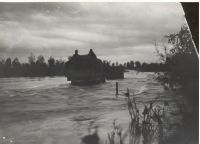Militärisch - Der Kaiser im Hochwasser, November 1917
